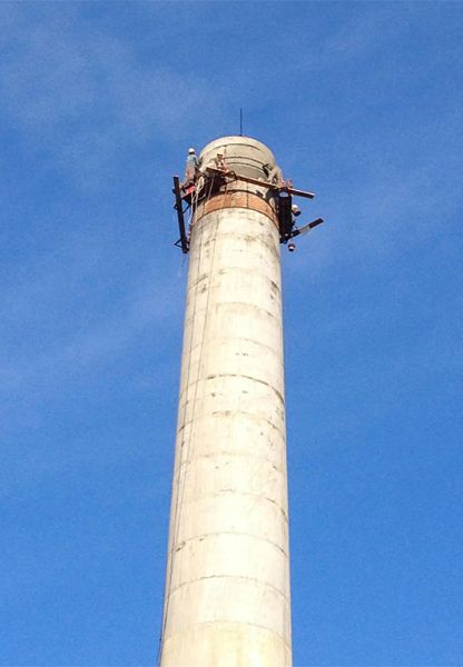 煙囪加固，煙囪修復