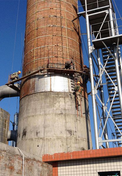 煙囪加固，煙囪修復