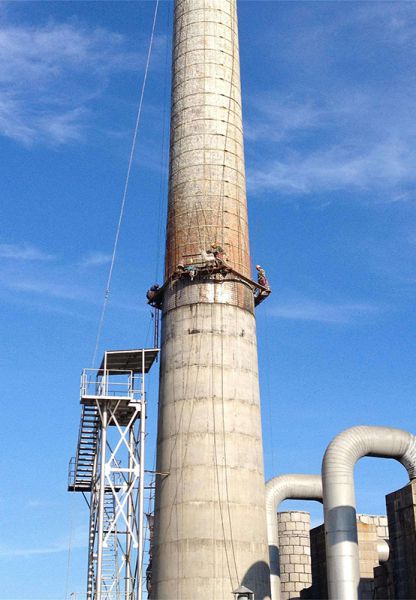 煙囪加固，煙囪修復