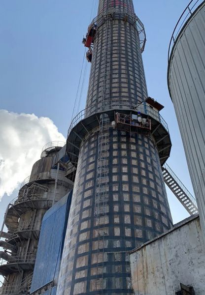 煙囪美化、煙囪彩繪