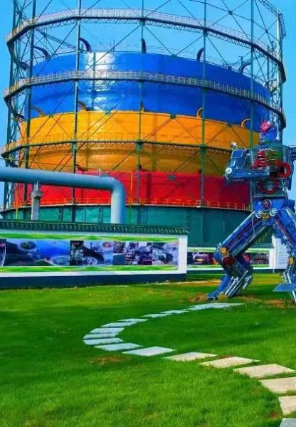 煙囪美化、煙囪彩繪