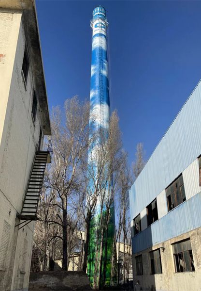 煙囪美化、煙囪彩繪