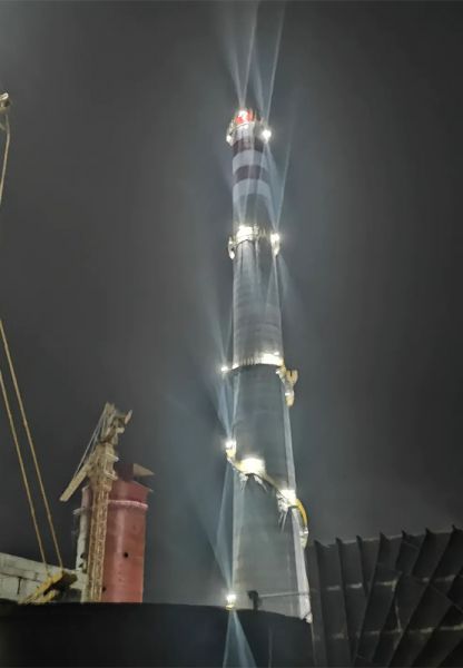 煙囪刷航標、煙囪刷涂料