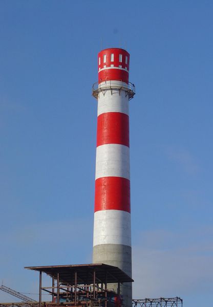 煙囪刷航標(biāo)、煙囪刷涂料