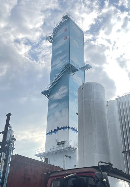 煙囪刷航標(biāo)、煙囪刷涂料