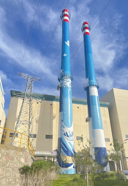 煙囪刷航標(biāo)、煙囪刷涂料