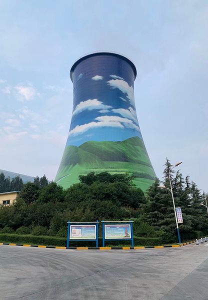 煙囪刷航標、煙囪刷涂料