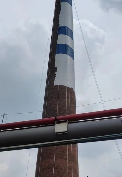 煙囪刷航標、煙囪刷涂料