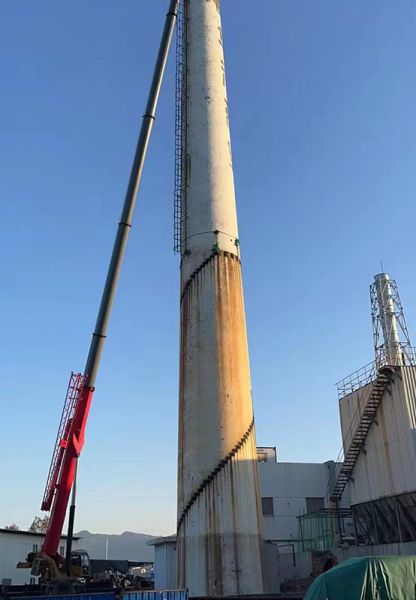 煙囪拆除，水塔拆除