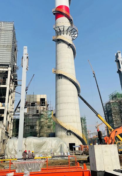 煙囪維修、煙囪加固