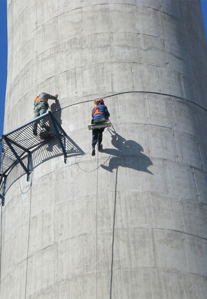 煙囪維修、煙囪加固